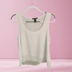 Forever 21 Sheer Sleeveless Blouse